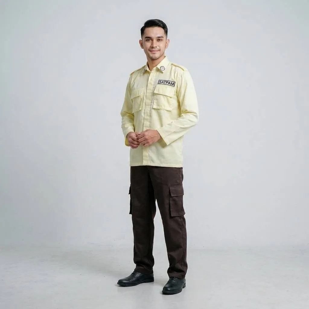SERAGAM SATPAM SESUAI NO. 1 TAHUN 2023.